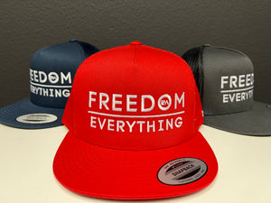 Freedom over Everything Mesh Snapback Hat